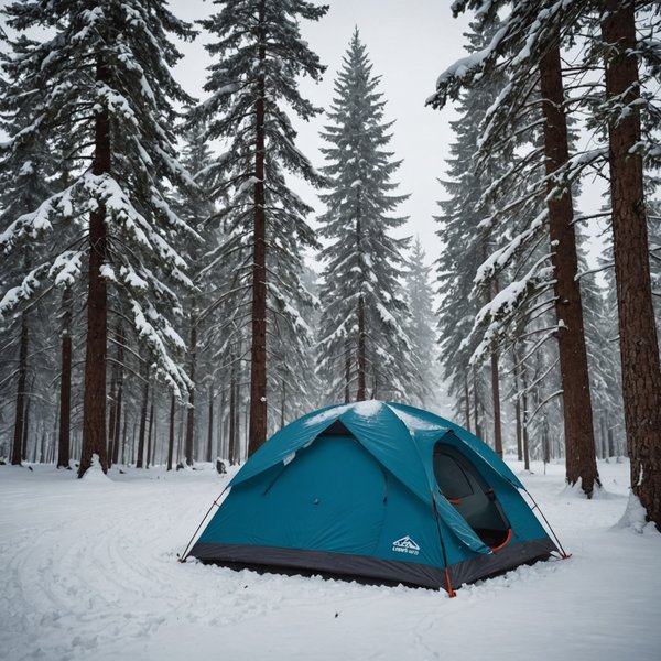 Quels sont les conseils pour un camping en région de neige fondue?