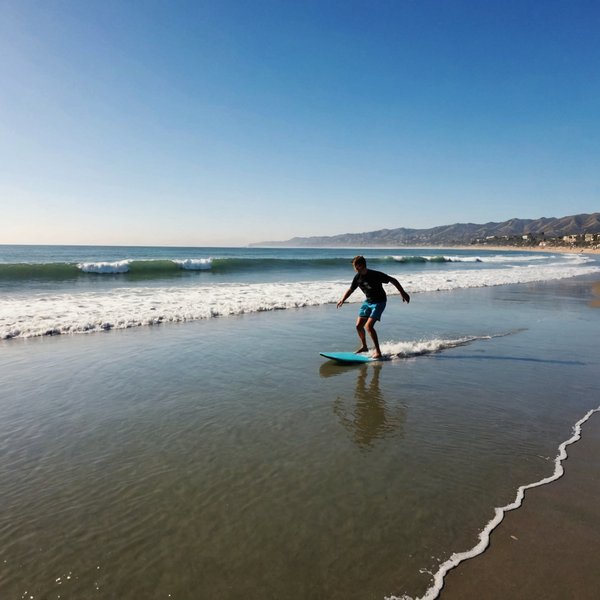 Où trouver les meilleures plages pour faire du skimboard en Californie, USA?