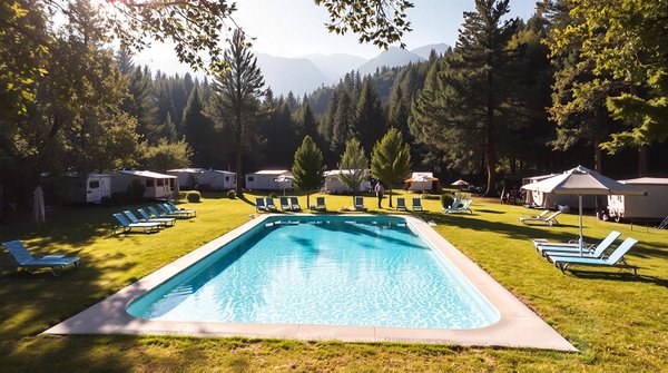 Camping barcelonnette : profitez de la piscine et des loisirs aquatiques